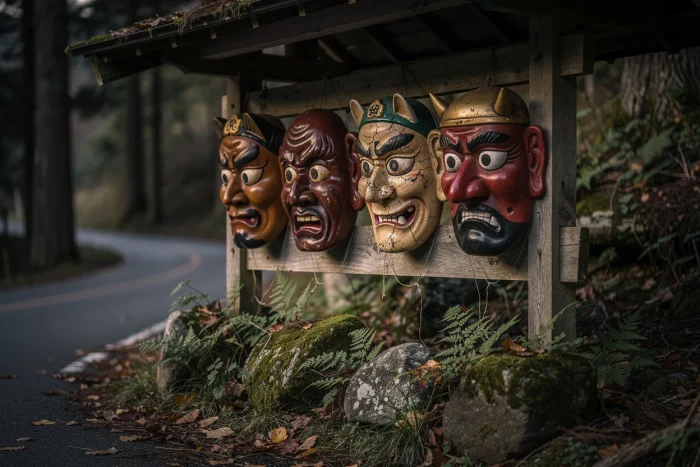 Rituels nomades : explorer le japon profond à travers les masques qui protègent les routes
