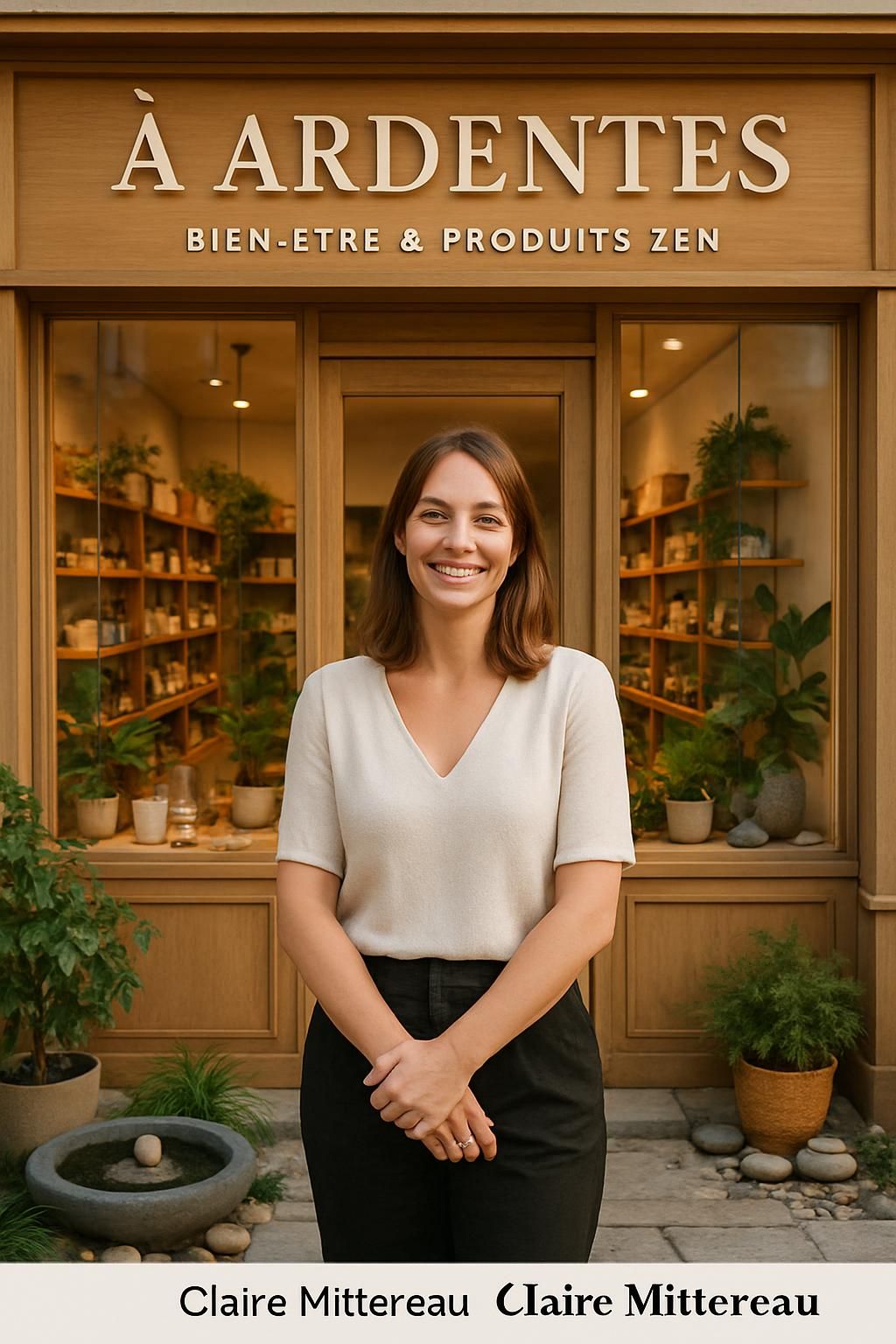découvrez la nouvelle boutique de claire mittereau à ardentes, un espace dédié au bien-être et aux produits zen pour une vie plus harmonieuse et apaisée.