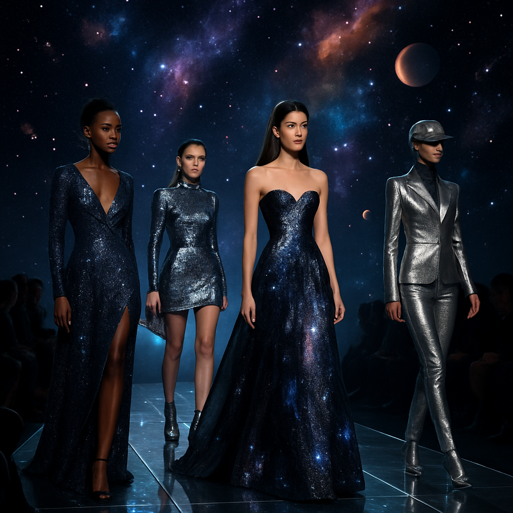 plongez dans l'univers cosmique unique de l'évènement exclusif « astro mode » et explorez les tendances mode inspirées par les astres.