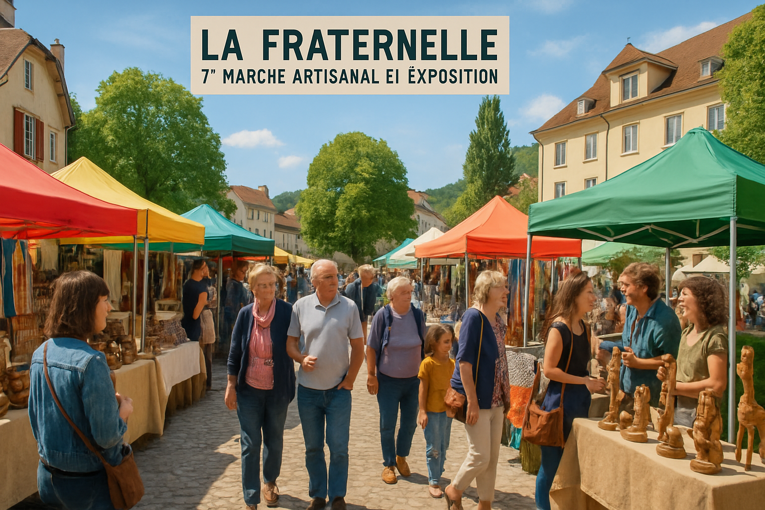 découvrez la fraternelle, 7e marché frartisanale et exposition à saint-claude. retrouvez dates, horaires et tarifs pour ne rien manquer de cet événement incontournable.