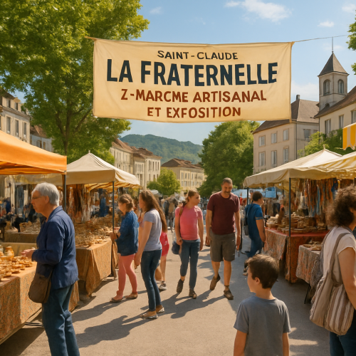 La Fraternelle : 7e Marché Frartisanale et Exposition à Saint-Claude – Dates, Horaires et Tarifs à Ne Pas Manquer