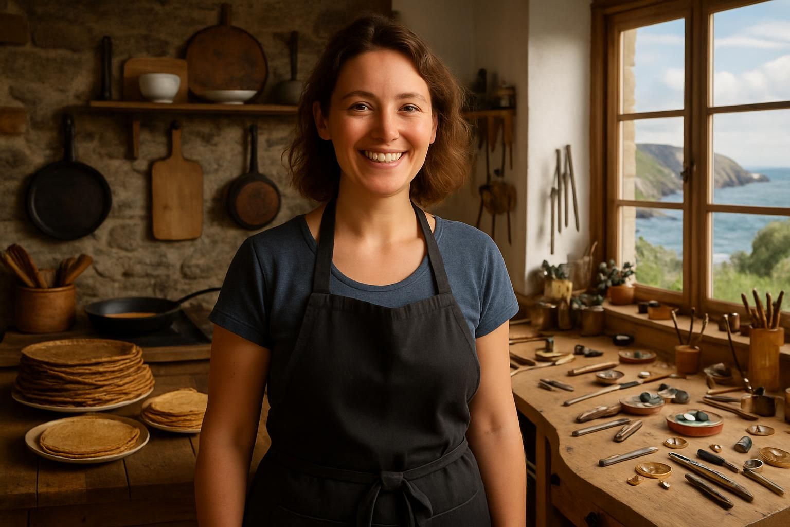 découvrez l'histoire inspirante de sarah, qui a transformé sa passion pour la cuisine en un savoir-faire unique dans l'artisanat bijoutier en bretagne.