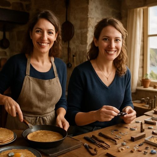 Le parcours inspirant de Sarah : de la cuisine à l’artisanat bijoutier en Bretagne
