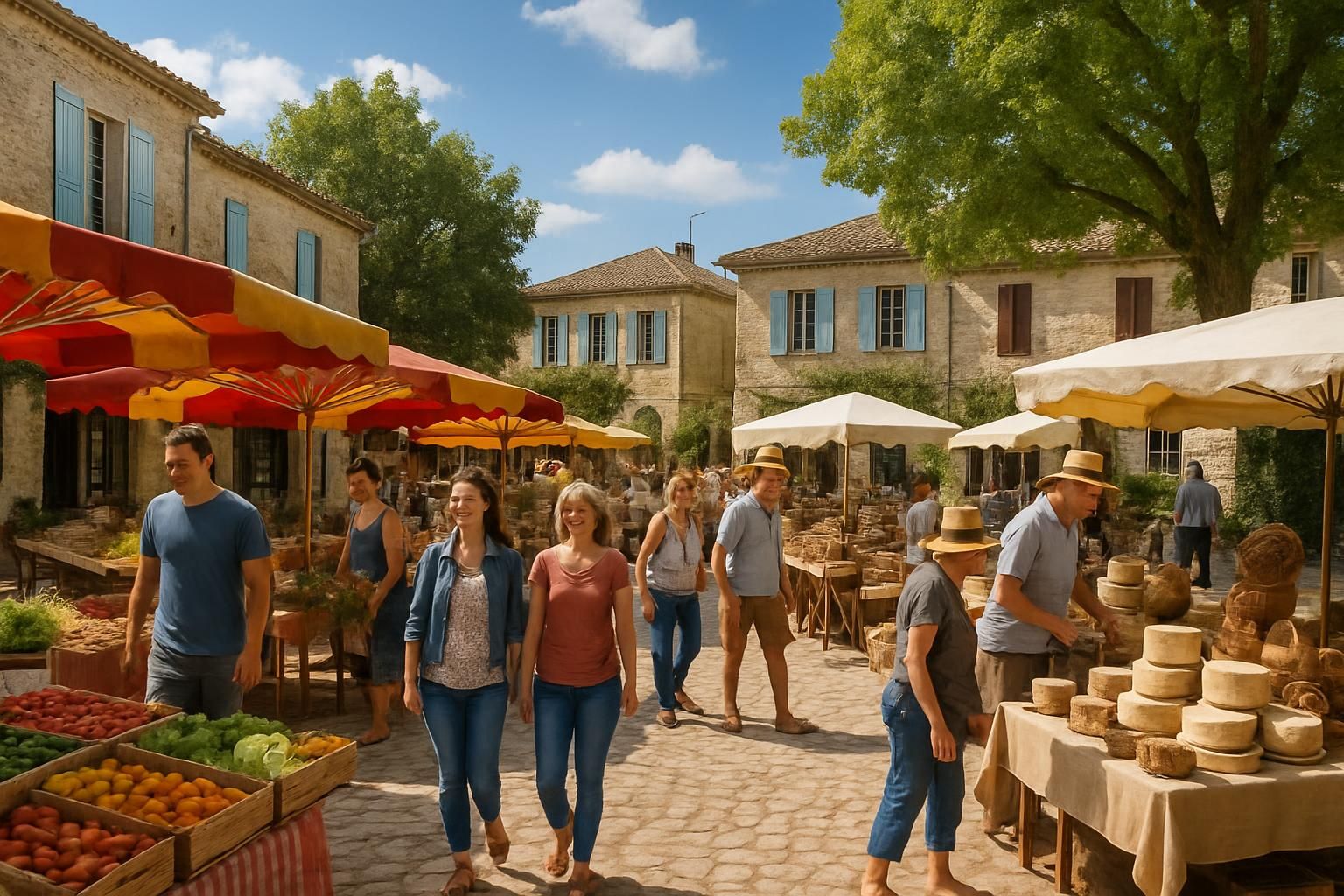 découvrez le marché fantastique à saint-martin-de-goyne ce dimanche : artisans, produits locaux et animations pour toute la famille vous attendent.