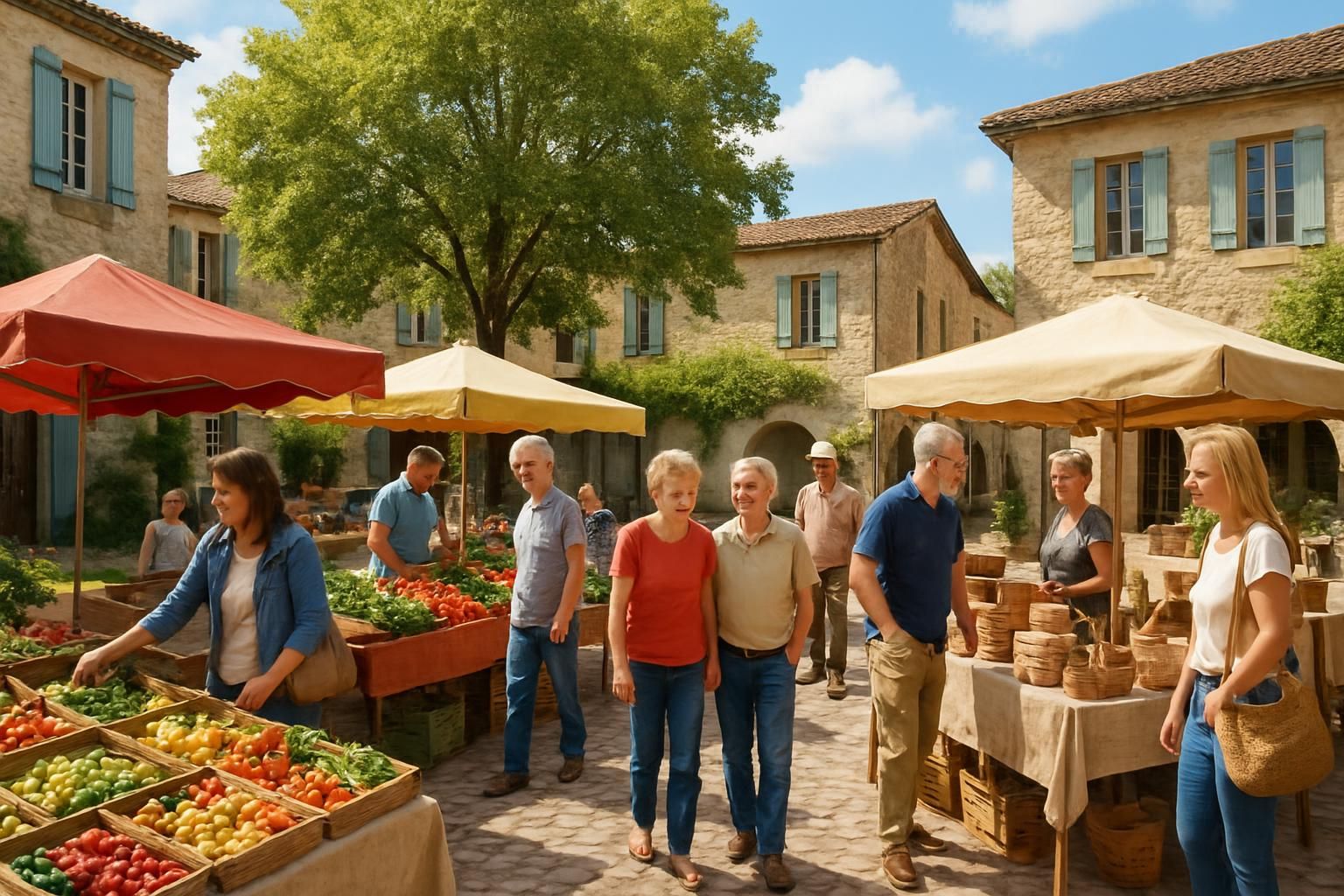 découvrez le marché fantastique à saint-martin-de-goyne ce dimanche : artisans locaux, produits uniques et animations pour toute la famille vous attendent !
