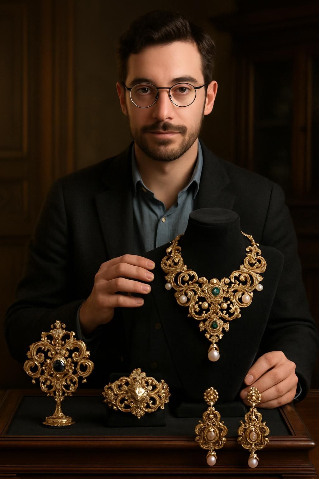 découvrez la nouvelle collection de bijoux somptueusement baroque créée par samuel françois, alliant élégance audacieuse et détails raffinés pour sublimer votre style.