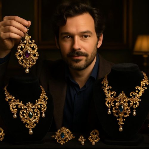 Samuel François dévoile une collection de bijoux somptueusement baroque