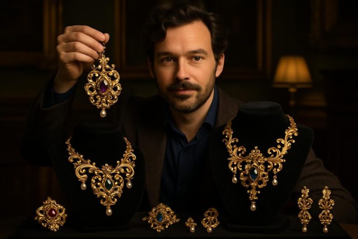 Samuel François dévoile une collection de bijoux somptueusement baroque
