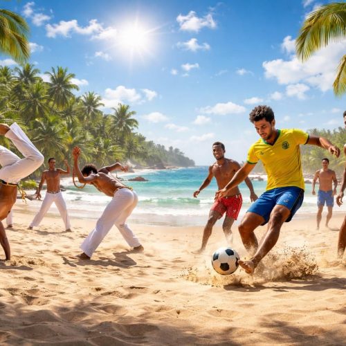 Découvrir le Brésil sportif avec la capoeira et le football de plage