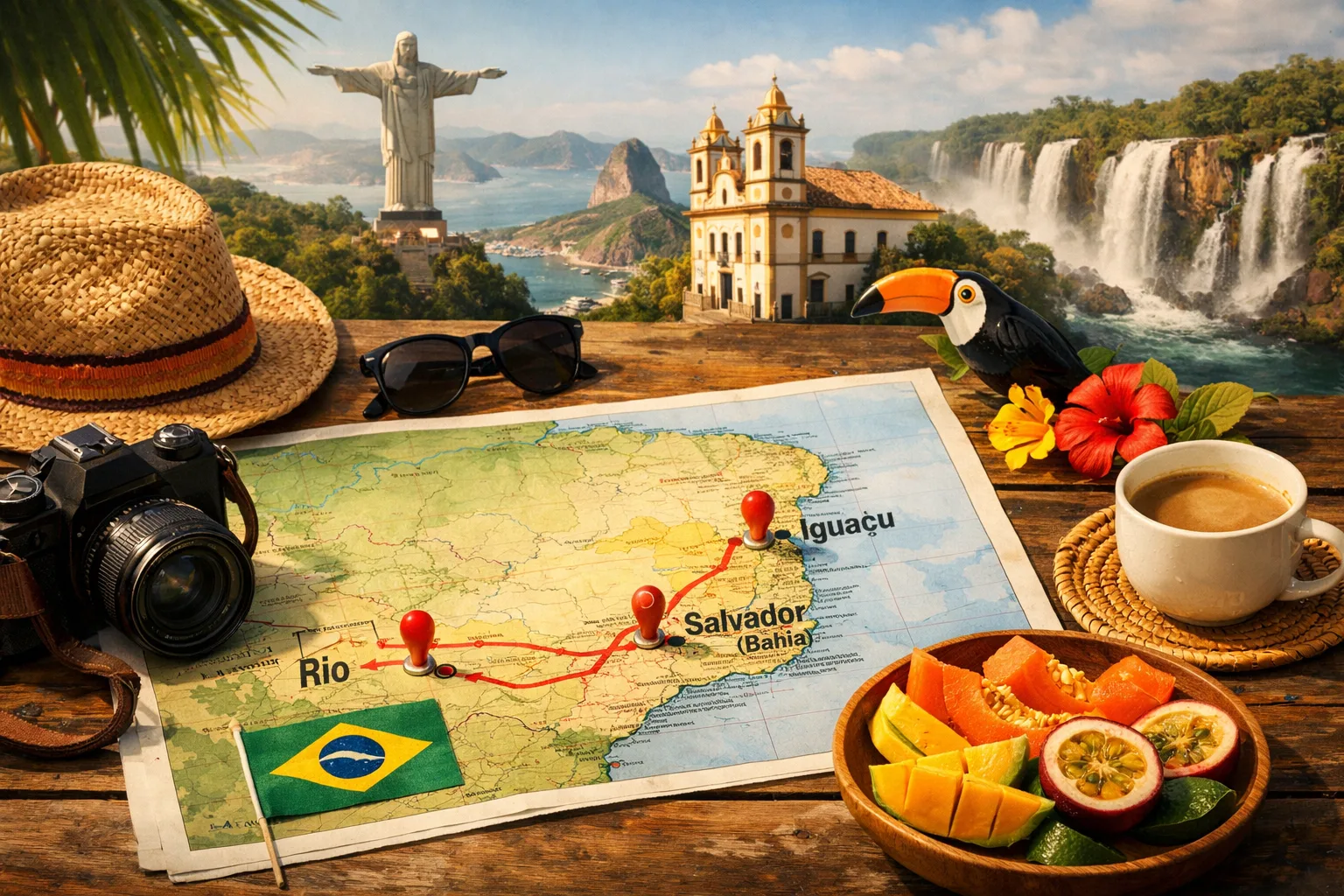Circuit voyage Brésil : quel itinéraire entre Rio, Bahia et Iguaçu ?